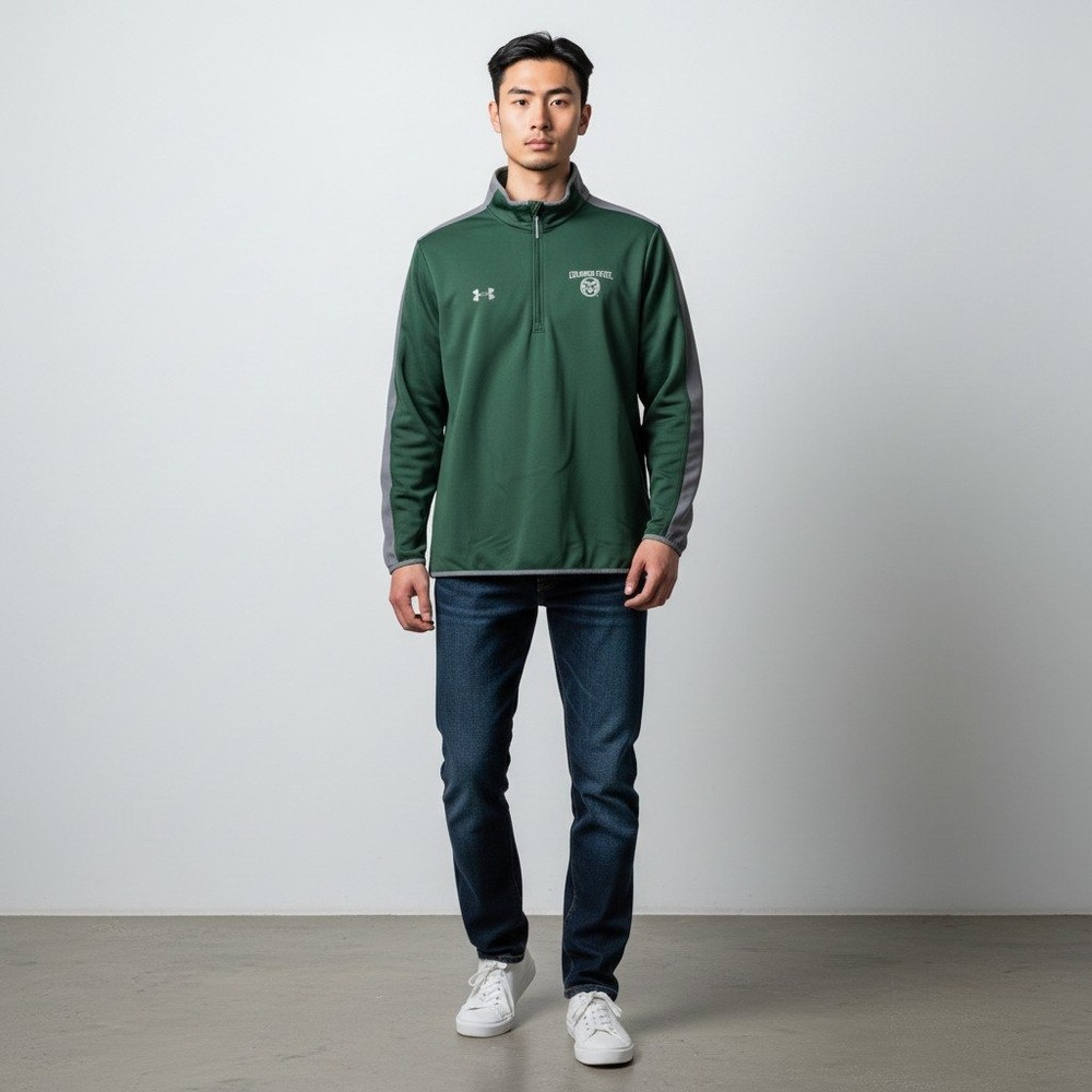 Under Armour Colorado State Rams Athletic Jacket Green Small Men's‎ Gorpcore